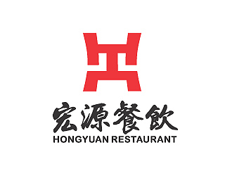 彭波的天津滨海宏源餐饮服务有限公司logo设计