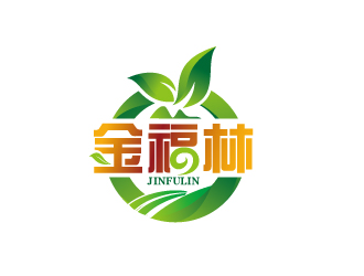 连杰的金福林百香果品牌logo设计