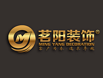 黎明锋的茗阳装饰logo设计
