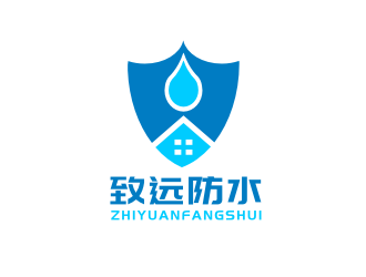姜彦海的建筑防水工程单色logologo设计