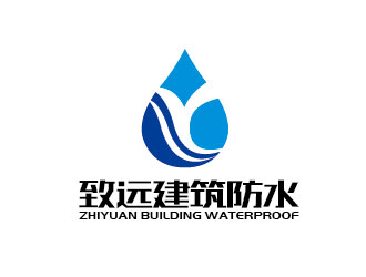 李贺的建筑防水工程单色logologo设计