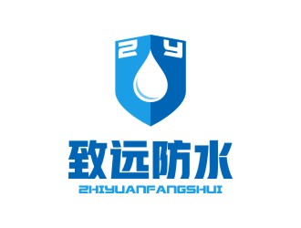 陈国伟的建筑防水工程单色logologo设计