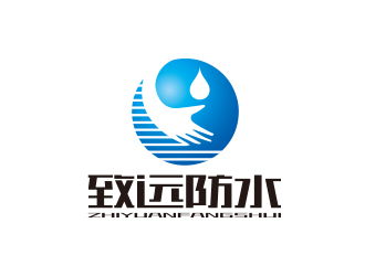 孙金泽的建筑防水工程单色logologo设计