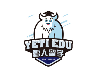 黄安悦的雪人雪怪卡通logo设计logo设计
