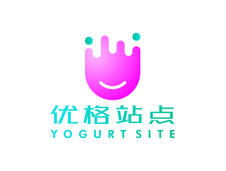 孙金泽的快餐车奶茶店单色图标logo设计