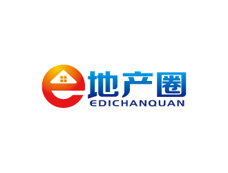 张俊的e地产圈logo设计