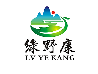 劳志飞的绿野康logo设计