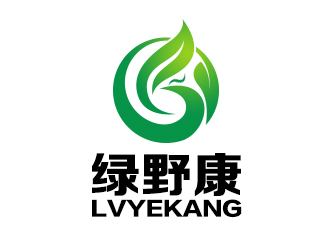 余亮亮的绿野康logo设计