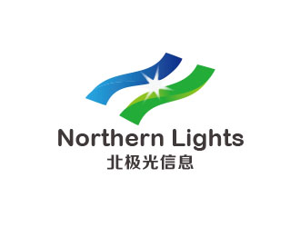 朱红娟的内蒙古北极光信息技术咨询服务有限公司logo设计