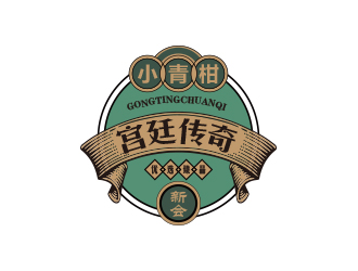宫廷传奇茶叶商标设计logo设计