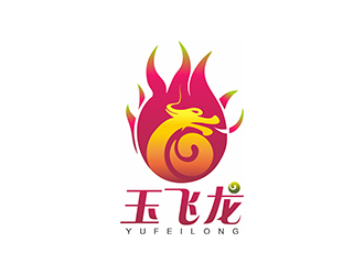 玉飞龙水果店商标设计logo设计