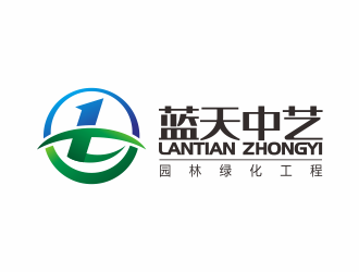何嘉健的北京蓝天中艺园林绿化工程有限公司logo设计