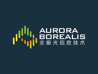 曾翼的内蒙古北极光信息技术咨询服务有限公司logo设计