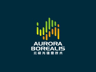 曾翼的内蒙古北极光信息技术咨询服务有限公司logo设计