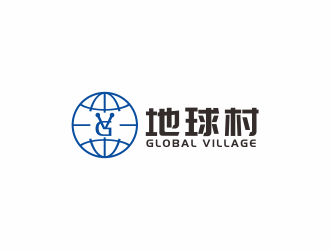 汤儒娟的地球村网站LOGO设计logo设计