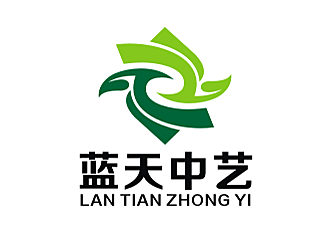 北京蓝天中艺园林绿化工程有限公司logo设计