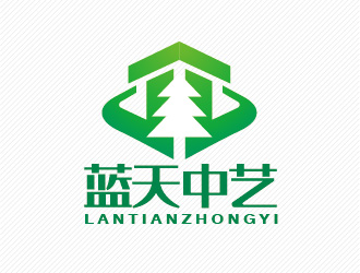 陈晓滨的北京蓝天中艺园林绿化工程有限公司logo设计