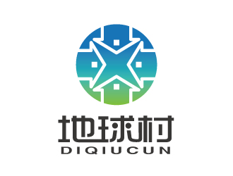 张俊的地球村网站LOGO设计logo设计