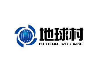 李贺的地球村网站LOGO设计logo设计