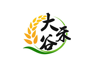 吴晓伟的大禾谷中式快餐标志设计logo设计