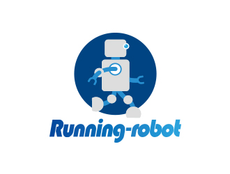 勇炎的running-robotlogo设计