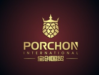 陈国伟的PORCHON INTERNATIONAL 宝创国贸logo设计