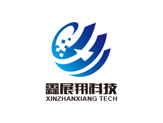 黄安悦的公司名：北京鑫展翔科技有限公司logo设计
