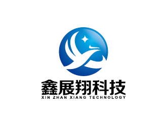 王涛的公司名：北京鑫展翔科技有限公司logo设计