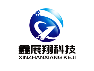 谭家强的公司名：北京鑫展翔科技有限公司logo设计
