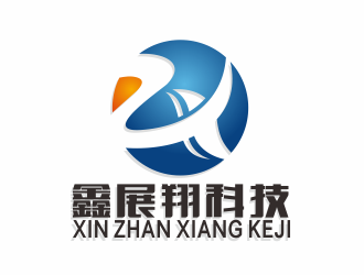 张伟的公司名：北京鑫展翔科技有限公司logo设计