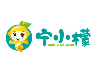 钟炬的宁小檬休闲零食logo设计logo设计
