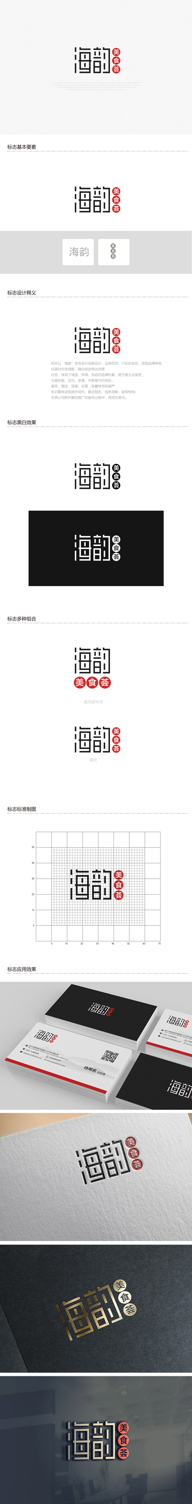 吴晓伟的海韵美食荟logo设计