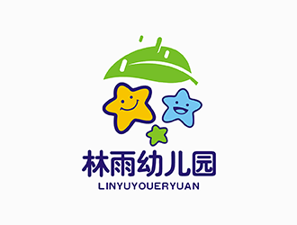 梁俊的林雨幼儿园logo设计