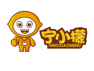 沈大杰的宁小檬休闲零食logo设计logo设计