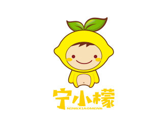 孙金泽的宁小檬休闲零食logo设计logo设计