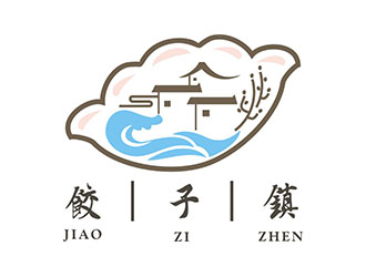蔡少铃的饺子镇logo设计