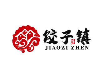 叶美宝的饺子镇logo设计