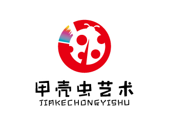 张俊的甲壳虫艺术单色标志设计logo设计