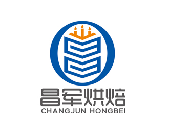 赵鹏的昌军烘焙logo设计