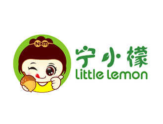 宁小檬休闲零食logo设计logo设计