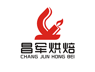 劳志飞的昌军烘焙logo设计