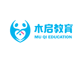 杨勇的木启教育logo设计logo设计