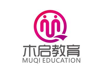 赵鹏的木启教育logo设计logo设计