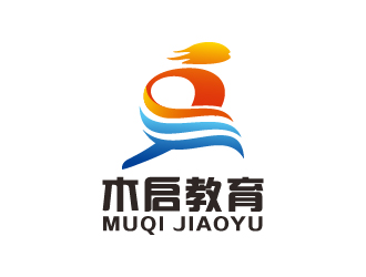 叶美宝的木启教育logo设计logo设计
