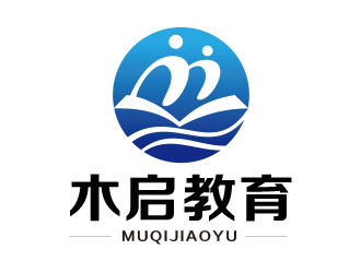 朱红娟的木启教育logo设计logo设计