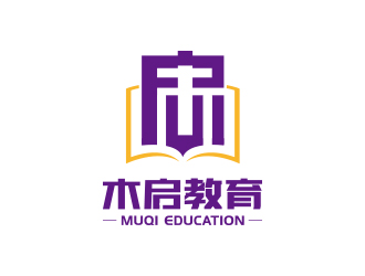 勇炎的木启教育logo设计logo设计