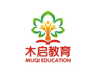 曾翼的木启教育logo设计logo设计