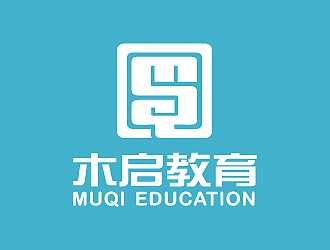 彭波的木启教育logo设计logo设计