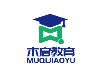 陈川的木启教育logo设计logo设计