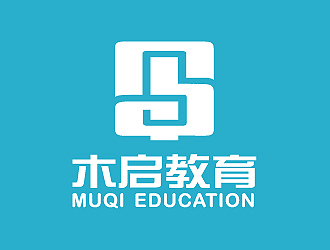 彭波的木启教育logo设计logo设计